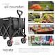 image 9 of Folding Trolley RollRider with Telescopic Handle and Front Swivel Wheels | Black | black | 1
