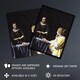 image 2 of Mistress and Maid Portrait Vermeer Vintage Huge Wall Art Print 18X24 In