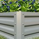 image 8 of Outsunny Set of 2 Raised Garden Bed Galvanised Planter Box, Light Grey 