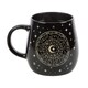 image 1 of Something Different Astrology Wheel Heat Changing Mug - Black - One Size