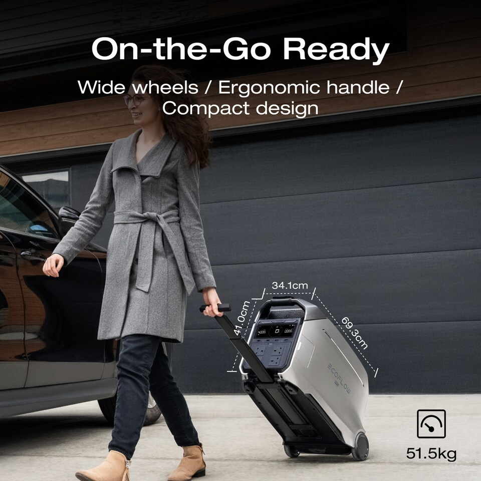 image 1 of EcoFlow Delta Pro 3 Portable Power Station with 4kw capacity & 8000w max power output