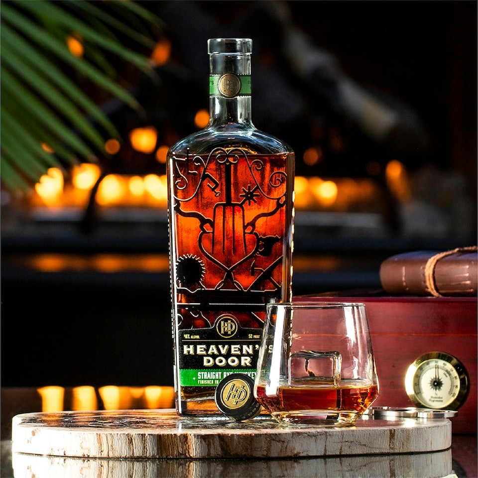 image 1 of Heaven's Door Straight Rye Bourbon Whiskey, 70CL