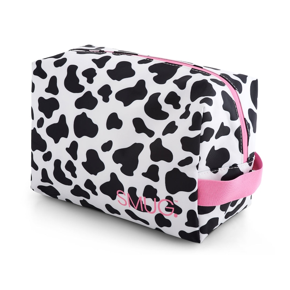 image 1 of SMUG Wash Bag - Cow Print