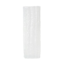 BHS Bobble Glass Vase, White White | White