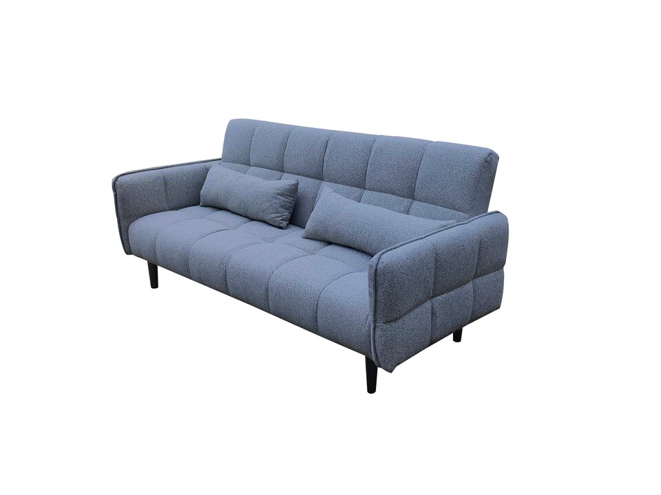 image 1 of Bello 2 Seater Sofa Bed in Grey or Silver | Grey | One Size