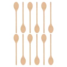 Argon Tableware Wooden Cooking Spoons - 35cm - Pack of 12
