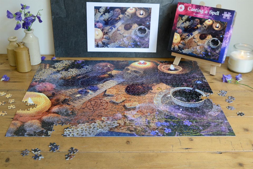 image 1 of Casting a Spell 1000 Piece Jigsaw Puzzle