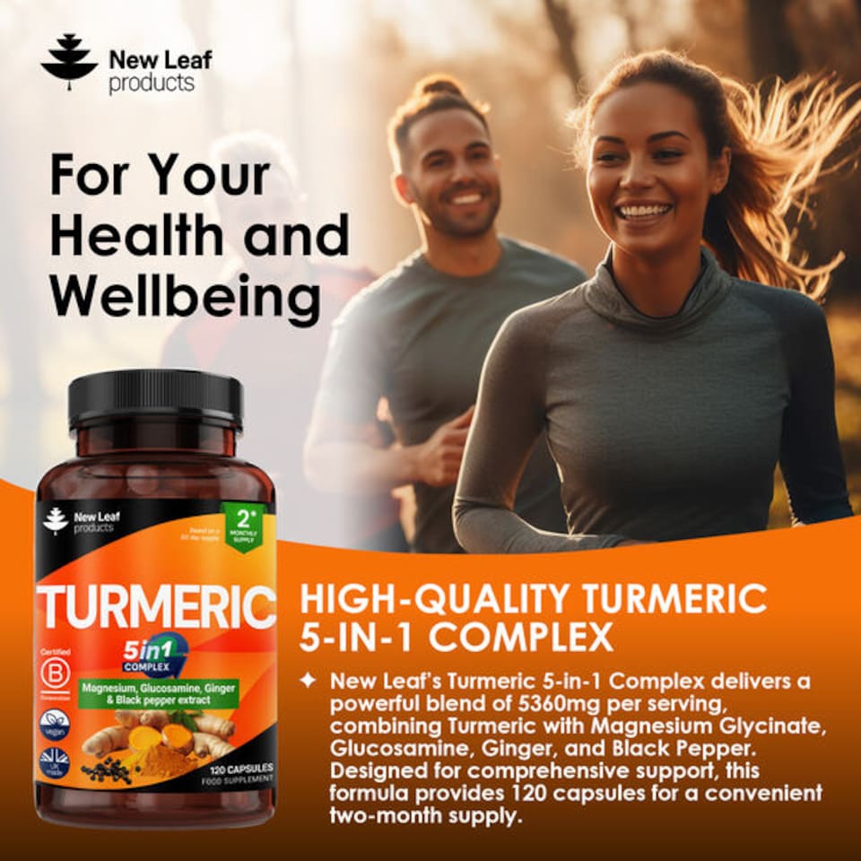 image 1 of Turmeric 5In1 Complex + Magnesium & Glucosamine