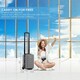 image 2 of Flight Knight Lightweight 2 Wheel ABS Hard Suitcase Cabin Hand Luggage 100+ Airlines Approved - British Airways, Ryanair & easyJet Free Carry On 40x20x25cm Grey | Charcoal | Cabin Bag