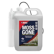 Spear & Jackson Moss Gone - Moss Killer 5L + Battery Sprayer