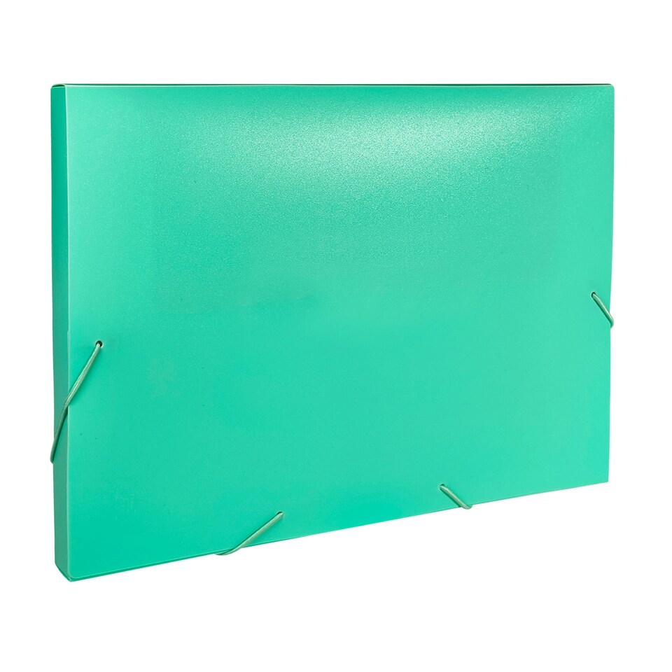 image 1 of Pastel Green A4 Elastic Closure Box File