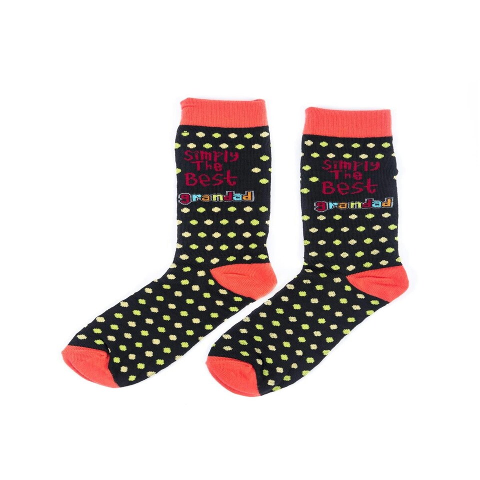 image 1 of Simply The Best Grandad Socks Multi