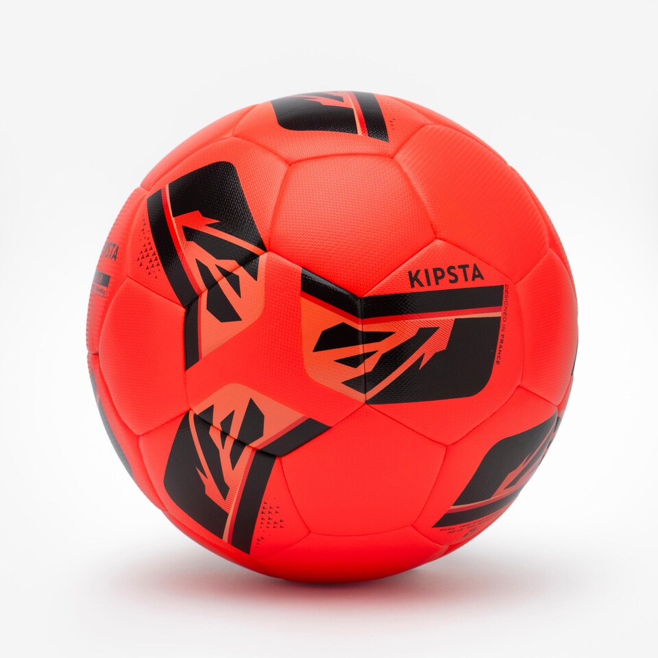 image 1 of Decathlon Size 5 FIFA Basic Football Club Hybrid - Red/Snow and Fog