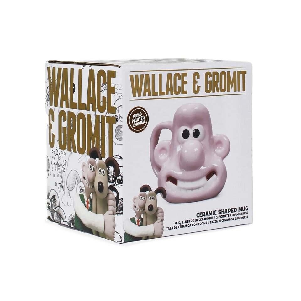 image 1 of Wallace & Gromit Wallace Boxed Shaped Mug