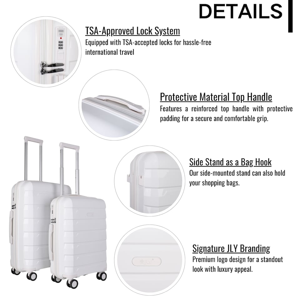 image 1 of Large Suitcase 28’ Inch Hard Shell Check In Luggage - Lightweight & Durable, USB Charging Port, Secure TSA Lock, Dual Spinner Wheels