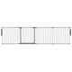 image 1 of Safetots Premium Multi Panel Room Divider, up to 298cm Wide, Grey, 70cm Tall, Multi Panel Flexible Room Barrier, Room Divider with Door for Baby Grey