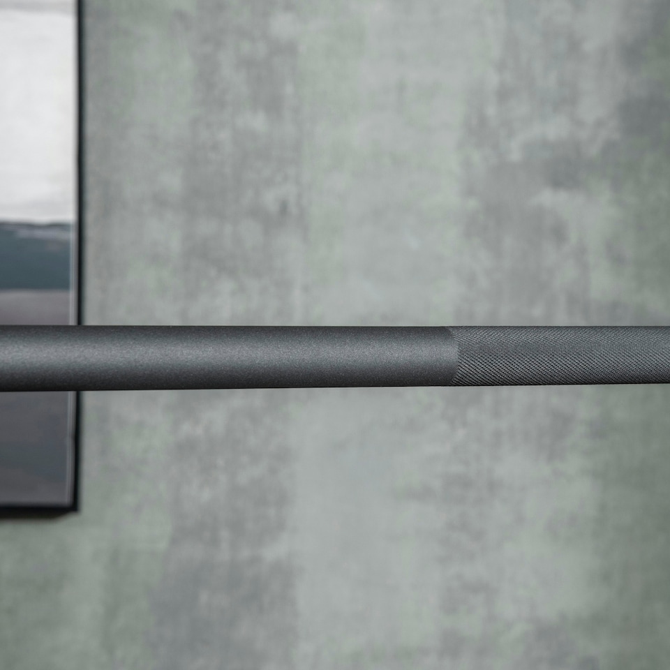 image 1 of HOMCOM Adjustable Squat Rack with Pull Up Bar and Barbell Bar for Home Gym