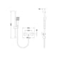 image 2 of Square Bar Valve and Slide Rail Shower Kit Chrome Balterley