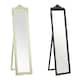 image 2 of Boudoir Floorstanding Mirror with Matt Black Finish Black