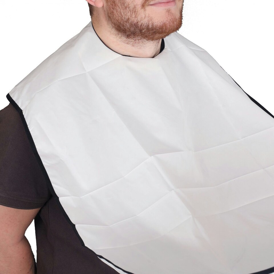 image 1 of Oypla Waterproof Professional Shaving Grooming Hair Beard Apron Bib