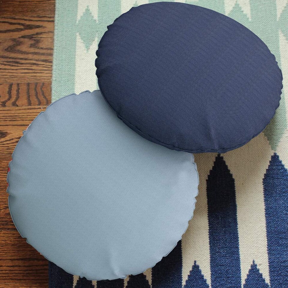 image 1 of Covers&All Round Pillow Cover, Weather & UV Resistant, with Zippers, Round 30in D x 30in W, Beige