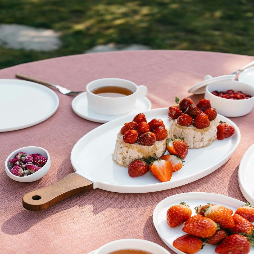 image 1 of Woody Collection Porcelain Serving Board