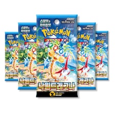 Pokemon Cards Surging Spark, Korean Paradise Dragona - Booster Bundle including 5 Pokemon Booster Packs - TCYM Product
