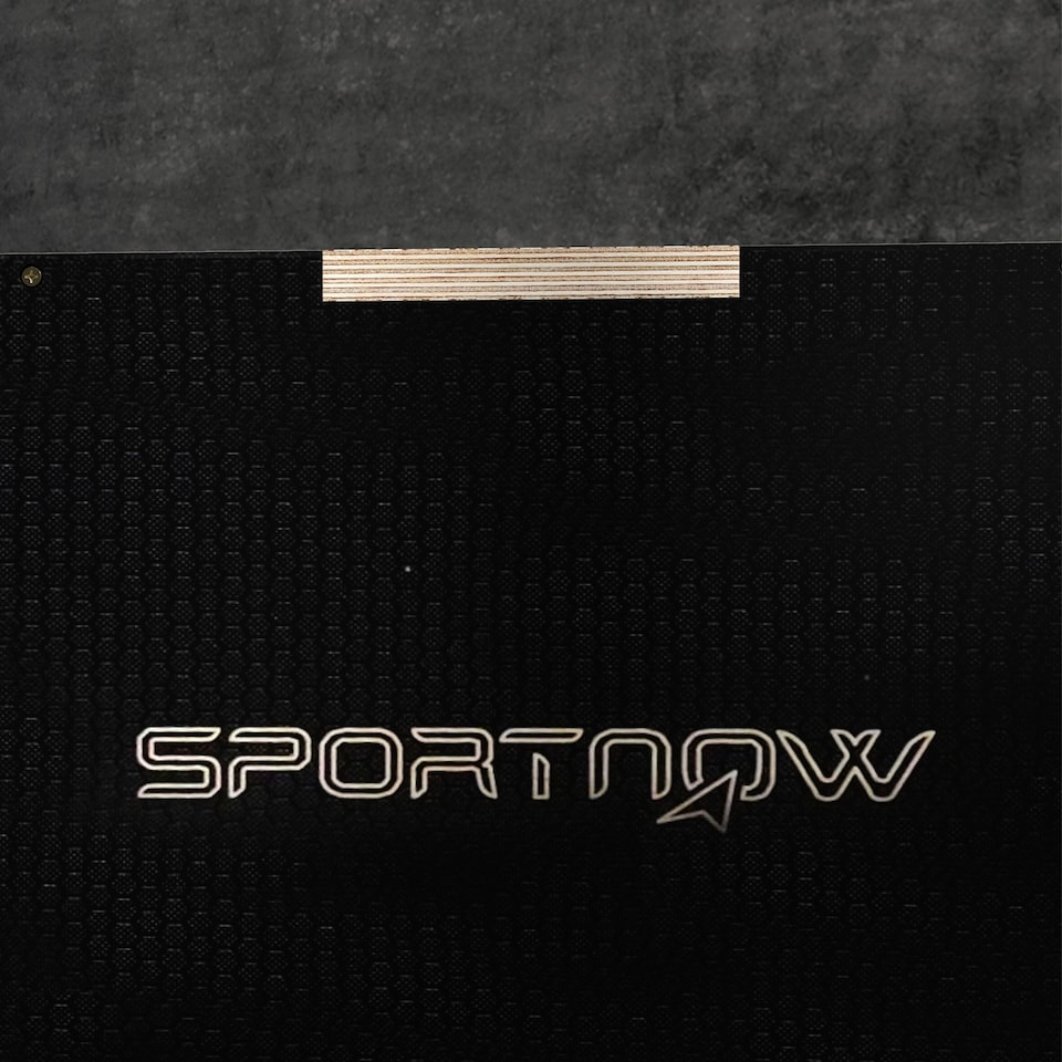 image 1 of SPORTNOW 41/51/61cm Pylometric Jump Box, Wooden Pylo Box for Home Gym | Black