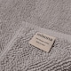 image 2 of Luxury Loop Reversible Organic Cotton Bath Mat | Silver | Light Grey | 50 x 80cm (20 x 32") | 1