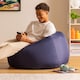 image 7 of Adult Classic Beanbag Outdoor Waterproof Bean bags Ready Filled - Navy Blue | Blue | Navy Blue | 1