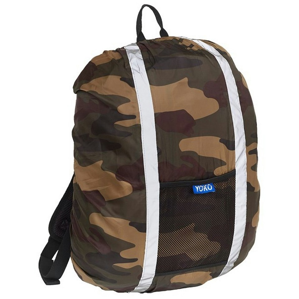 Yoko Hi-Vis Backpack Cover - Camouflage Green - One Size