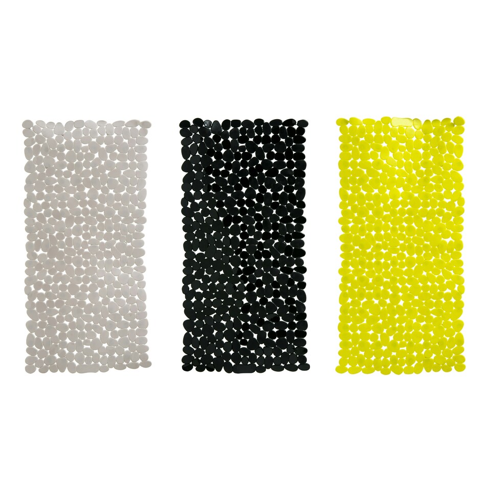 image 1 of Interiors by Premier Subtle Solid Green Rectangular Bath Mat, Non-Slip Shower Mat for Secure Footing, Bathroom Rug For Daily Use Green