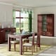 image 4 of Imperial Tall 1 Door 2 Drawer Narrow Cabinet in Dark Mahogany Melamine