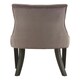 image 3 of Interiors by Premier Grey Velvet Chair, Enchanting Sleep Chair, Easy to Assemble Borg Chair, Comfy Dining Chair
