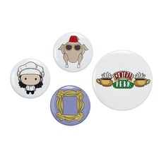 Official Friends Monica Button Badge Set FTB0008