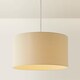 image 4 of ValueLights Reni Large Natural Pendant Shade | Cream