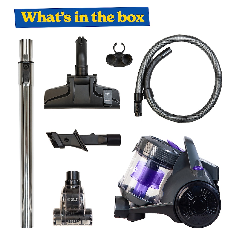 image 1 of Russell Hobbs RHCV3601 Atlas2 Pet Cylinder Vacuum