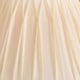 image 4 of 15cm Ivory Poly Silk Pleated Lampshade For Table Lamps