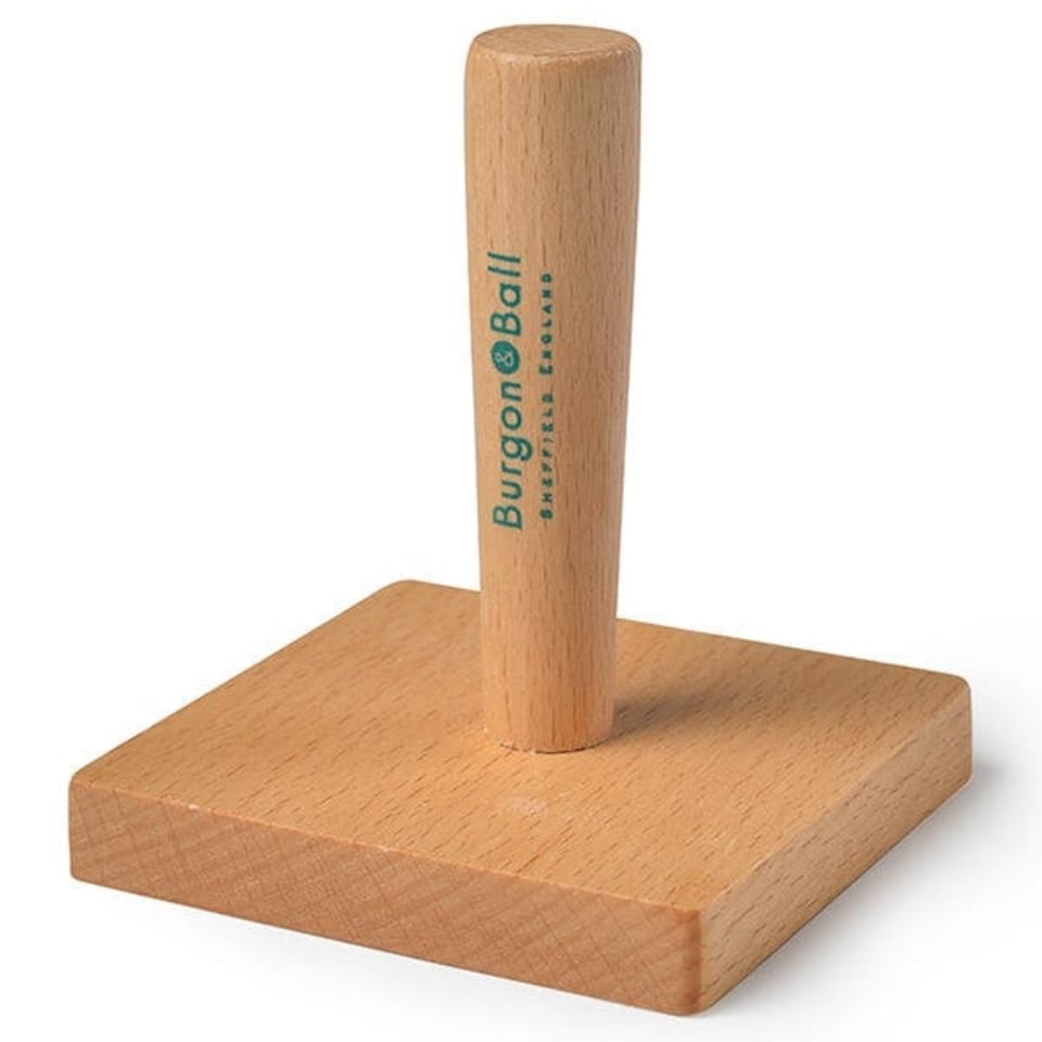 image 1 of Marshalls Garden Seed Tamper 8cm FSC Beech Wood