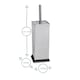 image 5 of Harbour Housewares Square Toilet Brush & Bin Set - Matt Grey | Grey | Grey