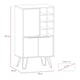 image 6 of Core Products Vegas, Wine Cabinet H109.4cm x W59.6cm x D40cm Brown