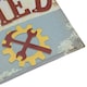 image 3 of Novelty Hanging or Fixed 'Dad's Shed' Metal Sign Garage/Home PrePunched Hole