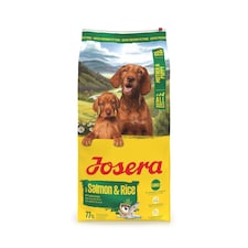 Josera Mother & Puppy Salmon & Rice | Pregnant & nursing mothers | Weaning puppies | Soakable small kibble | Optimal development | Gluten free | 12.5kg