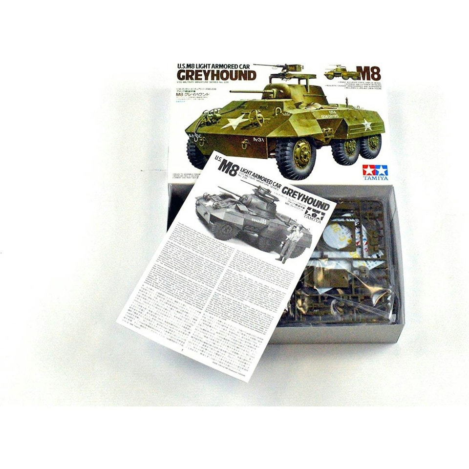 image 1 of Tamiya 35228 U.S. M8 Greyhound Model Kit