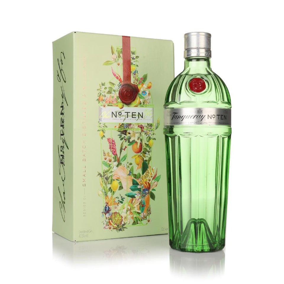 image 1 of Tanqueray No. Ten with Floral Gift Box | Clear