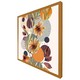 image 4 of Orange geometric with flowers (Picture Frame) Grey | M