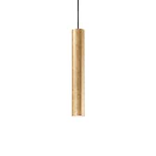 Look 1 Light Slim Ceiling Pendant Gold, GU10