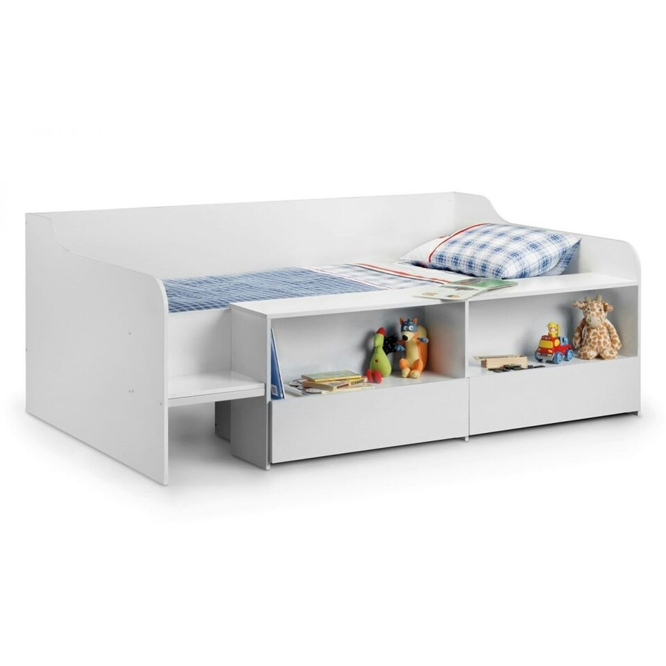 image 1 of White Low Sleeper - Single 3ft (90cm)