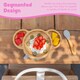image 2 of Tiny Dining Children's Bamboo Suction Koala Dinner Set - White