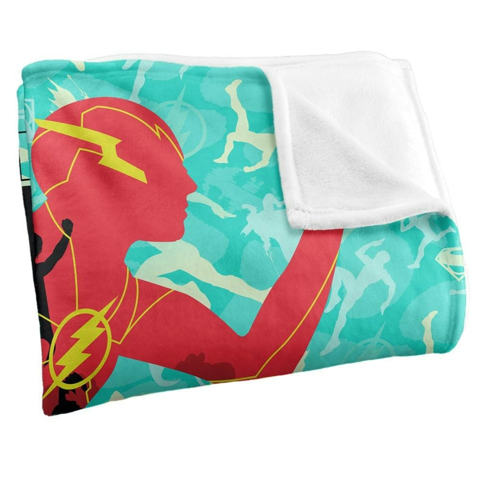 image 1 of The Flash Silhouette Blanket - Multicoloured - One Size